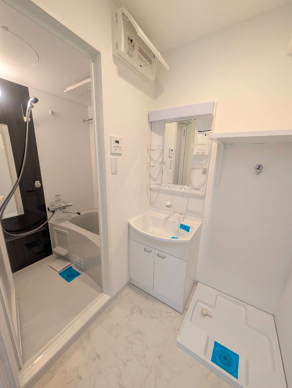 洗面設備　他号室の写真になります。