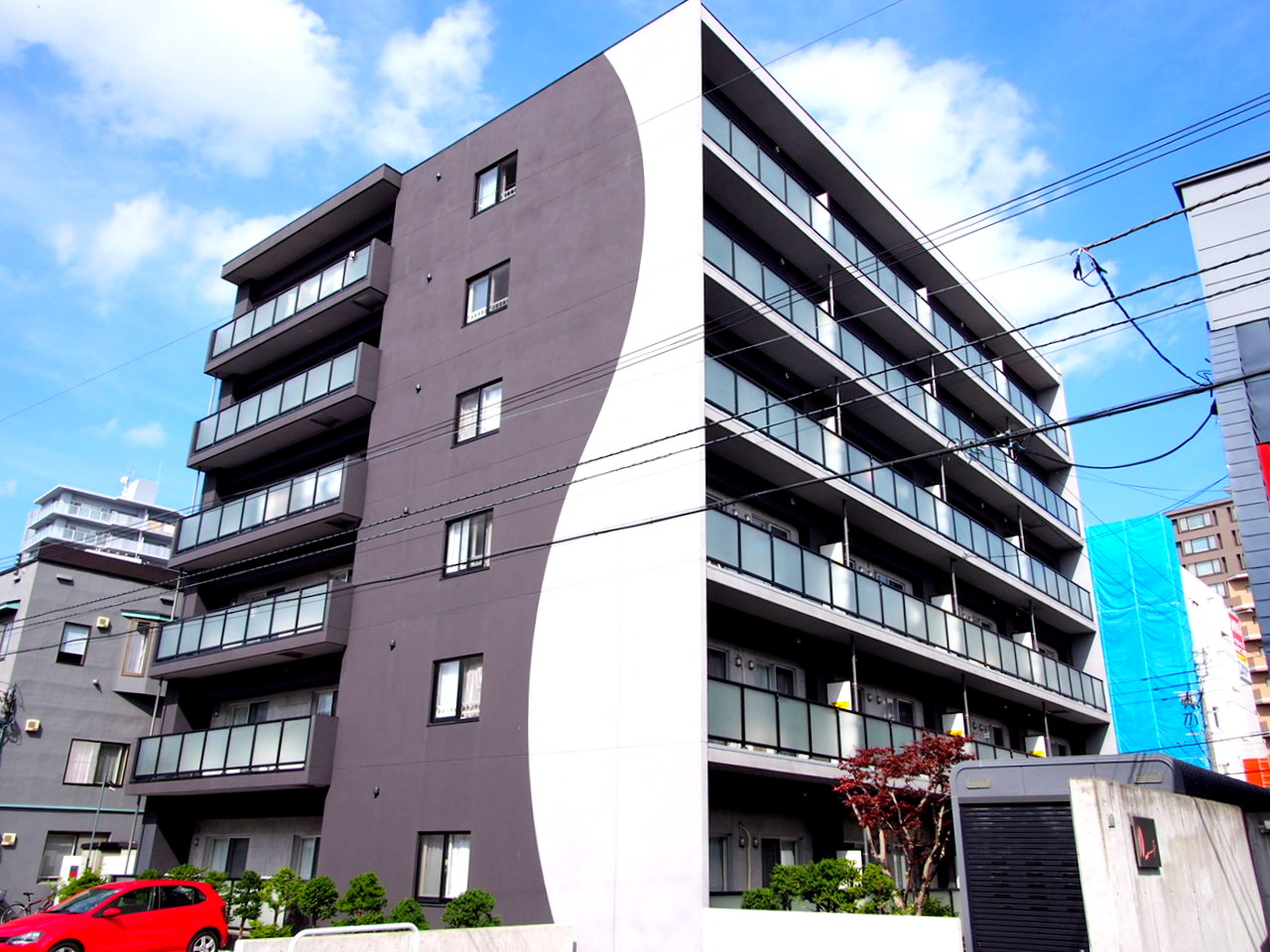 建物外観　人気の都市ガスマンションです♪