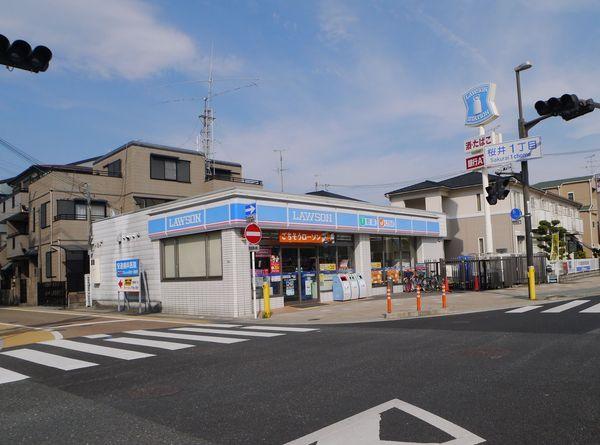 コンビニ　ローソンJR島本駅前店（コンビニ）まで130m