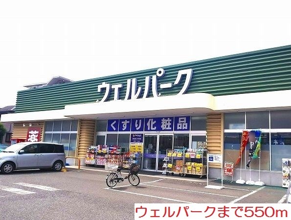 ドラックストア　ウェルパーク（ドラッグストア）まで550m