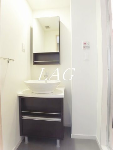 洗面設備　洗面台です。