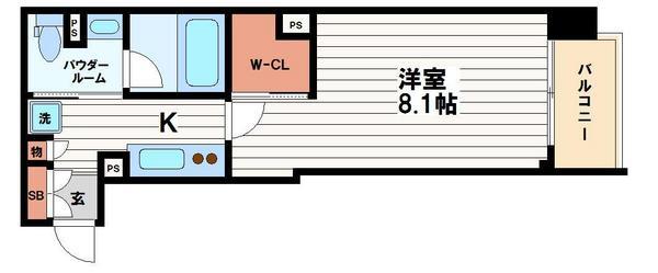 ディオレ・クレスト東心斎橋の間取り写真