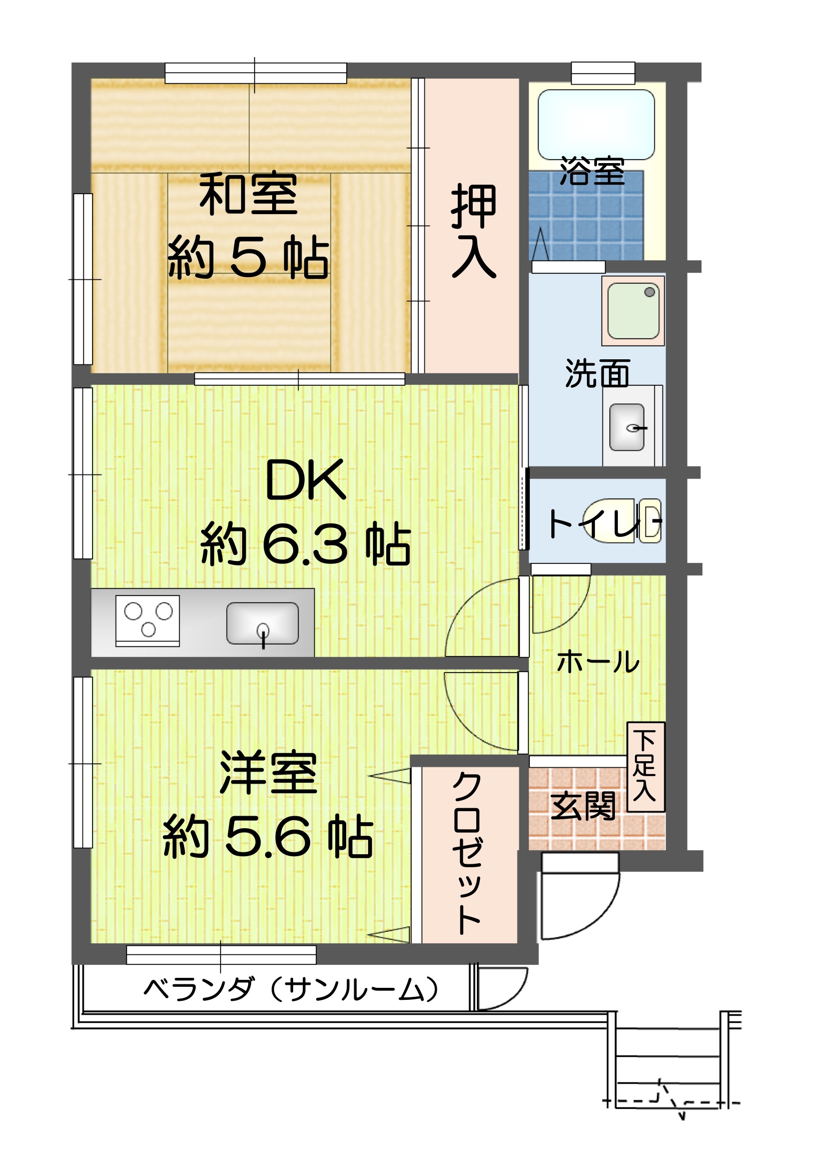 メゾンItsukiの間取り写真