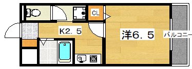 アルファクラージュIの間取り写真