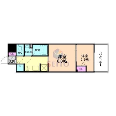 LUORE*新大阪SOUTHの間取り写真