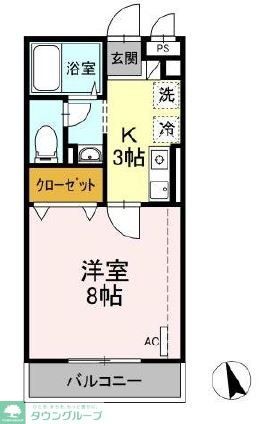 アムール大倉山 B棟の間取り写真