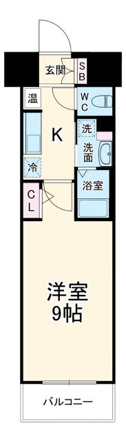 エグゼ心斎橋EASTの間取り写真