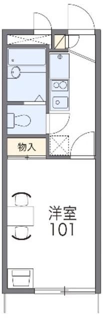 レオパレスピュアの間取り写真