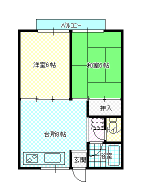 グレースハイムの間取り