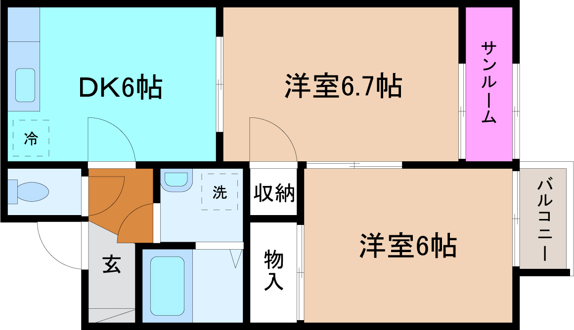 シーズン・インの間取り