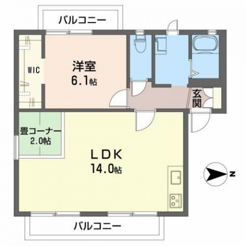 シュリーフェン399　B棟の間取り