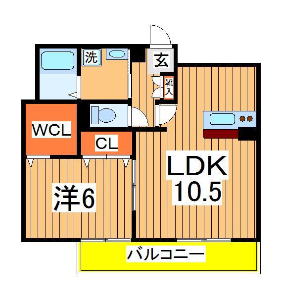 セレーノ．Ｋの間取り