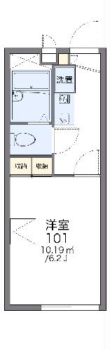 【レオパレスエルドラド五月丘の間取り】