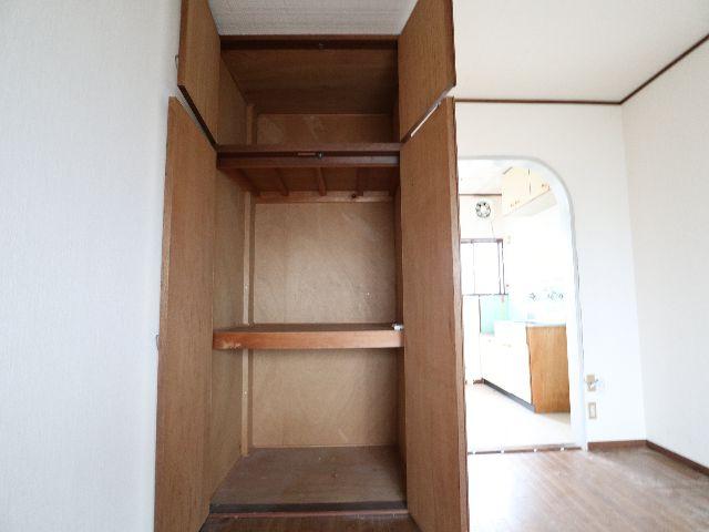 収納　たっぷりとした収納スペースです