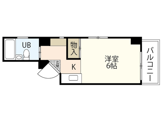 広島市西区庚午中のマンションの間取り