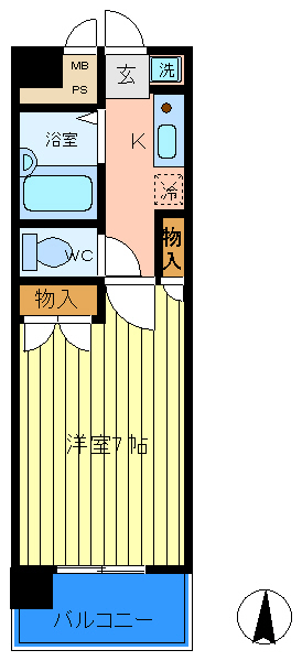 サンシティ五橋の間取り