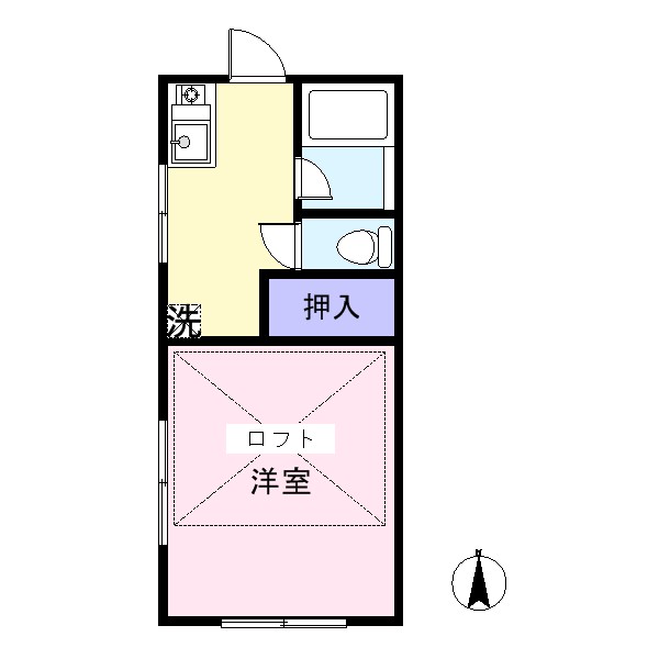 コーポ93の間取り写真