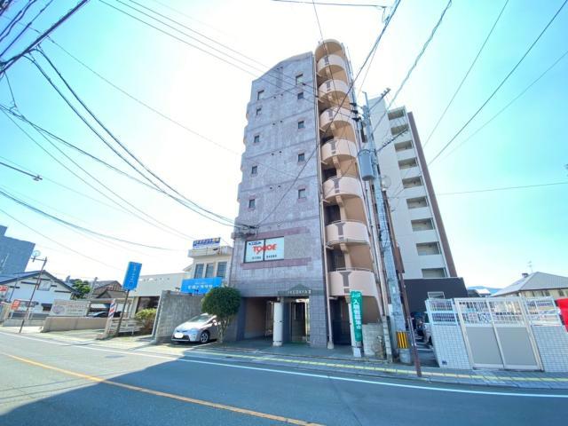 熊本市中央区京町のマンションの建物外観