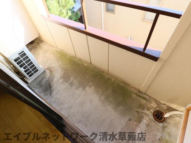 【静岡市清水区草薙のマンションのバルコニー】