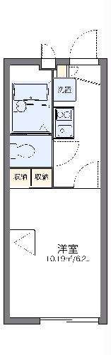 【レオパレスボヌールの間取り】