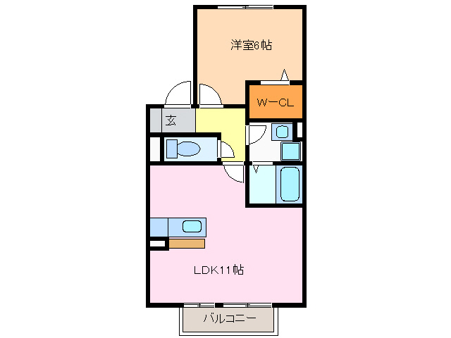 リュミエール青山の間取り