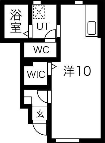 花巻市桜町４丁目築2年の間取り