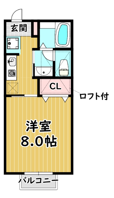 ヴィラ歌島の間取り