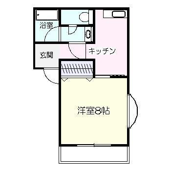 スカイハイツソメヤＤ棟の間取り