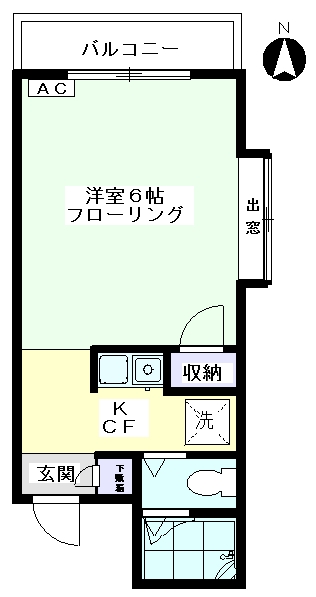 早稲田ASKの間取り