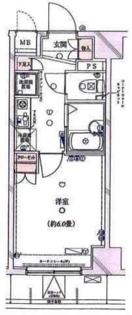 板橋区大和町のマンションの間取り