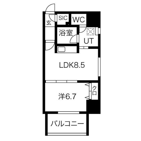 さくらＨｉｌｌｓ　ＮＩＳＨＩＫＩ　Platinum　Residenceの間取り