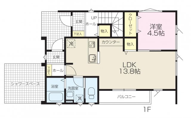 カイナル辻堂の間取り