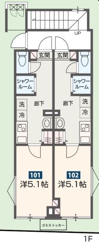 MELDIA梅島IXの間取り