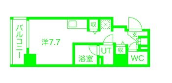 クラリッサ横浜ノワールの間取り