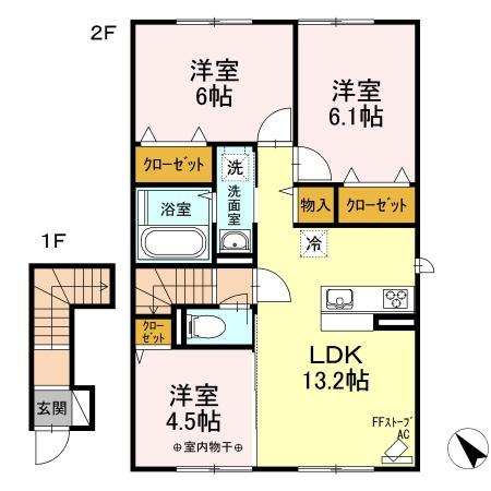 D-room海の間取り