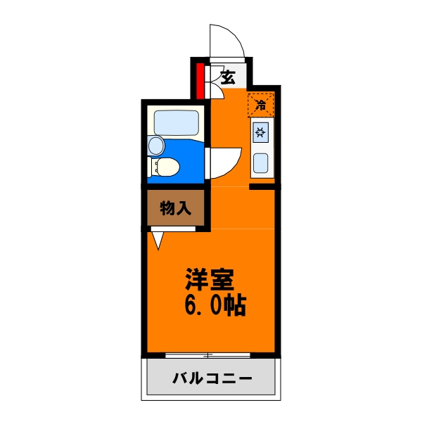 ロザール東千葉の間取り