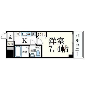 姫路市南町のマンションの間取り