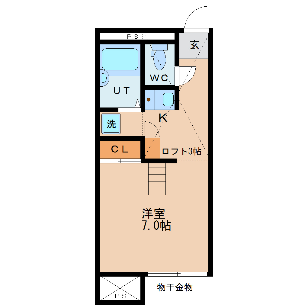 カーサスミレの間取り