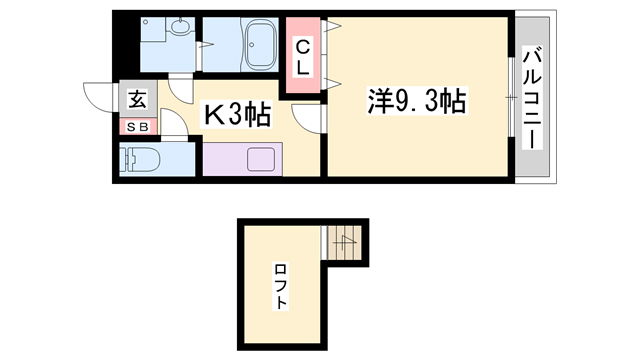 エスポアスズキの間取り