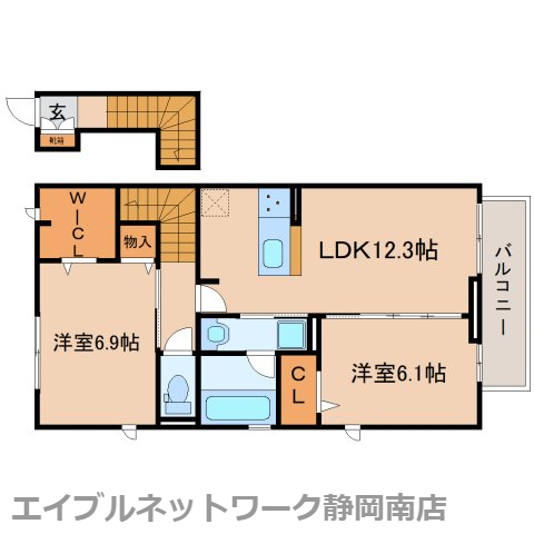 グラビティーノ小土の間取り