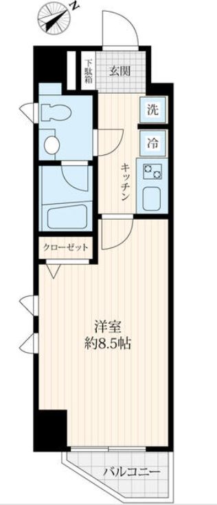 Log門前仲町の間取り