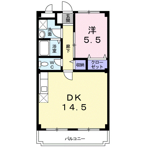 ハミングバートIIの間取り