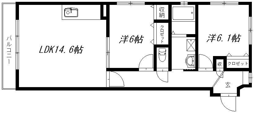 グランストーク北島の間取り