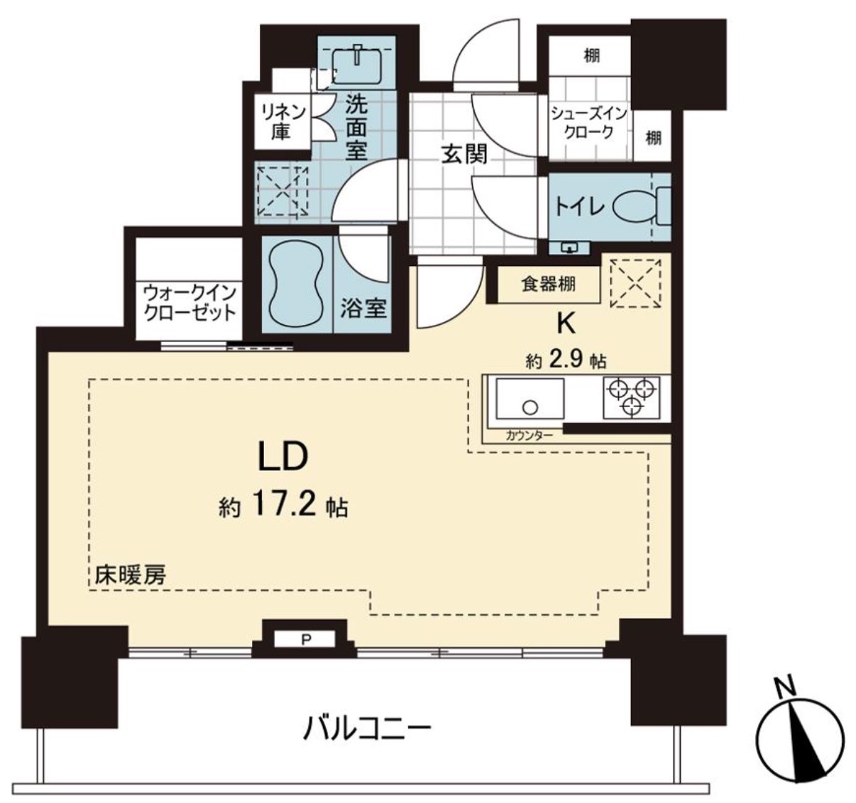 ブランズ渋谷桜丘の間取り