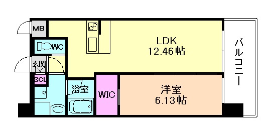 プレジオ御幣島ASIANの間取り