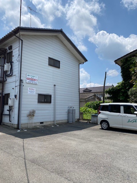 坂東市岩井のアパートの建物外観