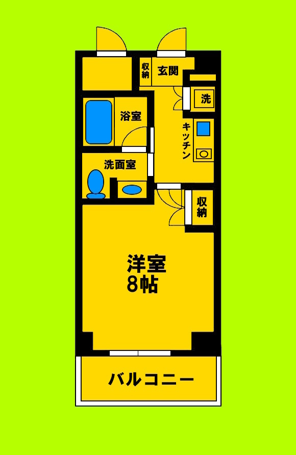 吹田市出口町のマンションの間取り