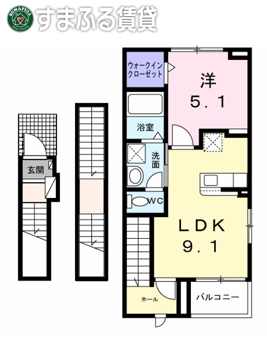 ラトゥール・エヌの間取り