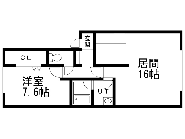 コーポＫ３の間取り