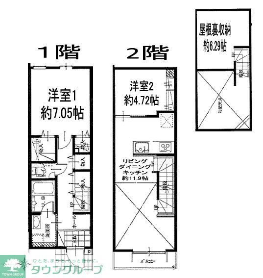 葛飾区高砂のアパートの間取り